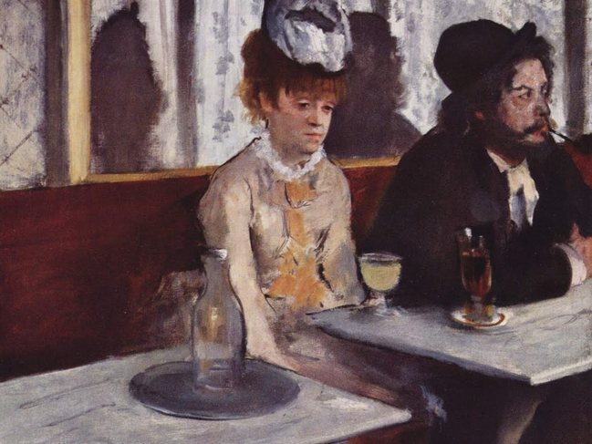 Edgar Degas - Glass of Absinthe
